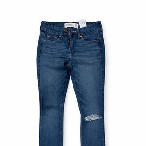 Abercrombie & Fitch Distressed Blue Skinny Jeans